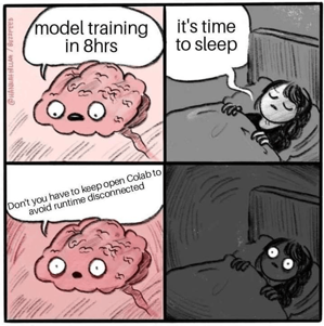 Colab sleep meme